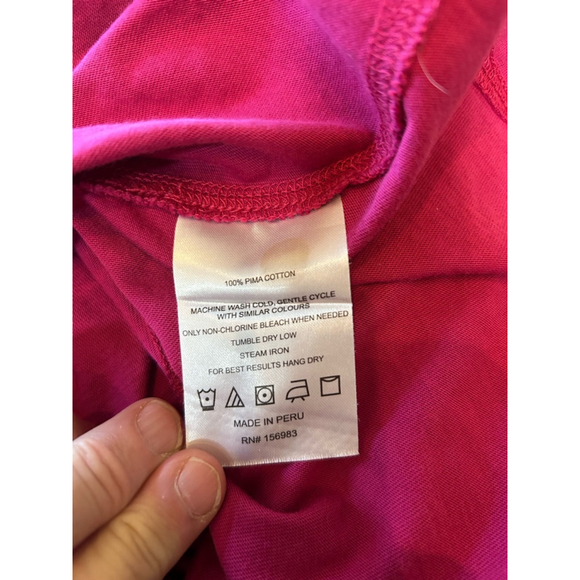 Women's EVEREVE Short Sleeve Tee XS Pink - Picture 5 of 5